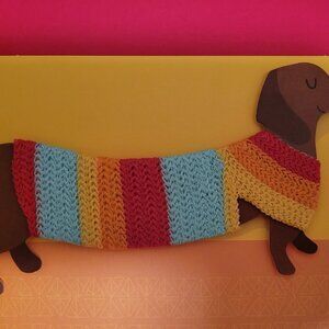 FREE dachshund dog card with minimum purchase of $59